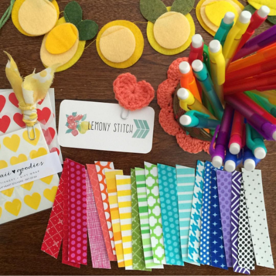 Lemony Stitch Fabric Washi Tape - Bulk Ordering – Joy with Julie